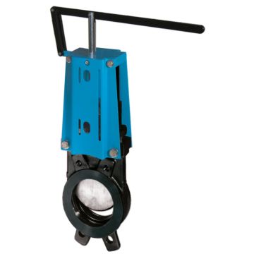 Knife-Gate-Valve, GG25/EPDM, DN50, PN10, body: GG25, knife: stainless steel