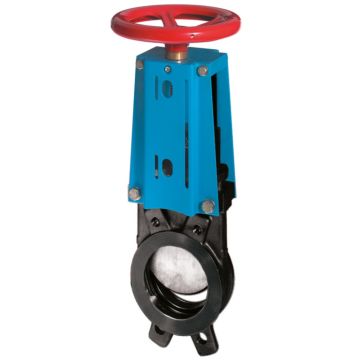 Knife-Gate-Valve, GG25/EPDM, DN65, PN10, body: GG25, knife: stainless steel