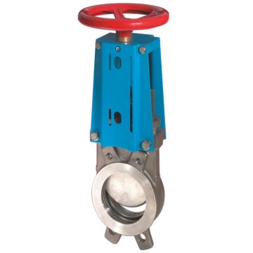 Knife-Gate-Valve, st.st/EPDM, DN50, PN10, body+knife: stainless steel