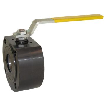 Compact Ball Valve DIN-DVGW, DN15, PN16, Steel / PTFE FKM / NBR / stainless steel, DIN-DVGW