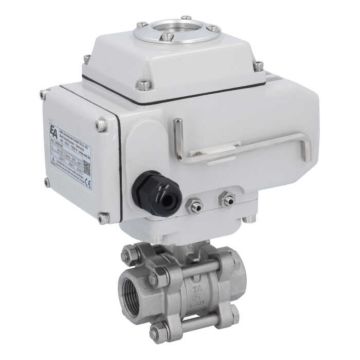 Ball valve-ZA, 3/4", female thread, actuator-LE05, st. steel/PTFE-FKM, 24VDC, operating time app. 20s