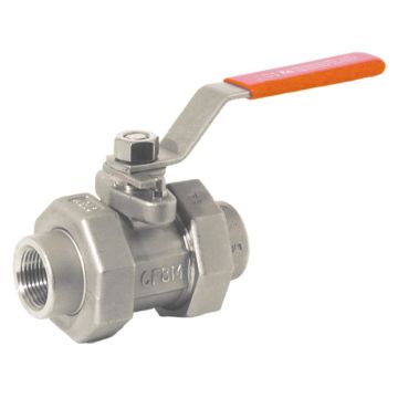 Ball valve 1/4 ", PN200, 1.4408 / PTFE, 5-piece, female thread. full bore