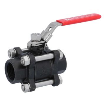 Ball valve 1/2 ", PN64, steel / PTFE, Female, full bore