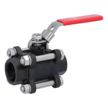 Ball valve 3/4 ", PN64, steel / PTFE, Female, full bore