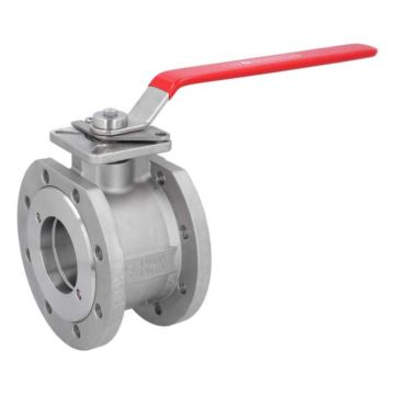 Compact ball valve DN80, ANSI 150lbs, Stainless steel 1.4408 / PTFE FKM, ISO5211