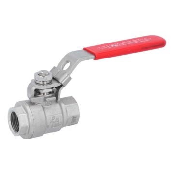 Ball valve 1/4 ", PN64, 1.4408 / PTFE, 2-piece, female thread. full bore