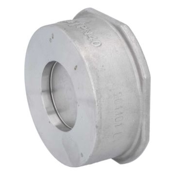 Disc check valve DN50, PN6-40, Stainless steel 1.4408, max. 40bar