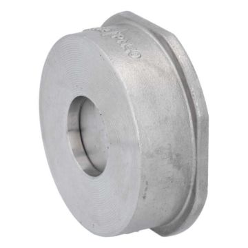 Disc check valve DN32, PN10-40, Stainless steel 1.4408 / PTFE, max. 40bar