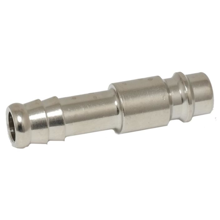 plug-in bushing for hose DN 6, brass, max.35bar, nickel-plated