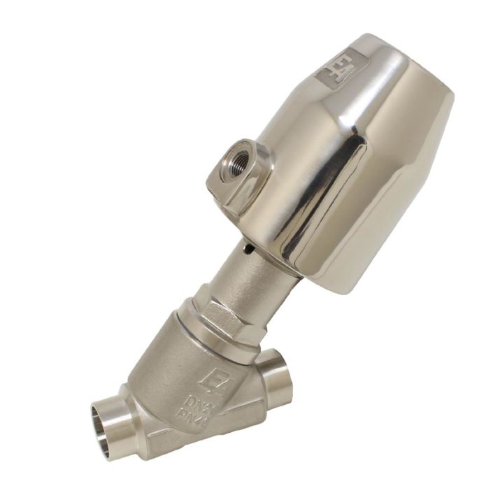 Pressure actuated valve, DN25, SK50-brass, BR, Stainless steel / PTFE, acting against medium
