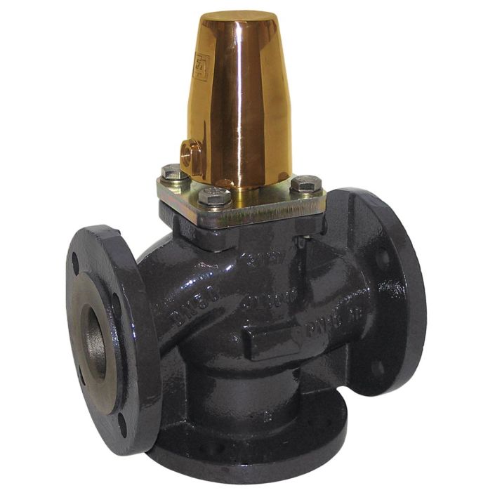 3/2-Pressure actuated valve, DN40, SK80-br., OS, GG/NBR-NBR, PN16, splitting function