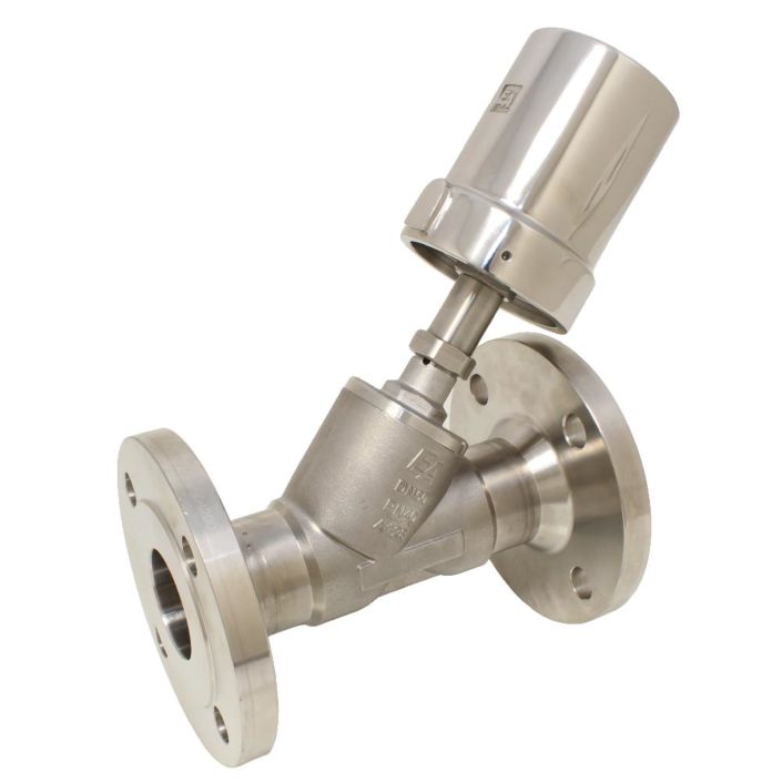Pressure actuated valve, DN50, SK80-brass, FL, Stainless steel / PTFE Normally open against mediu