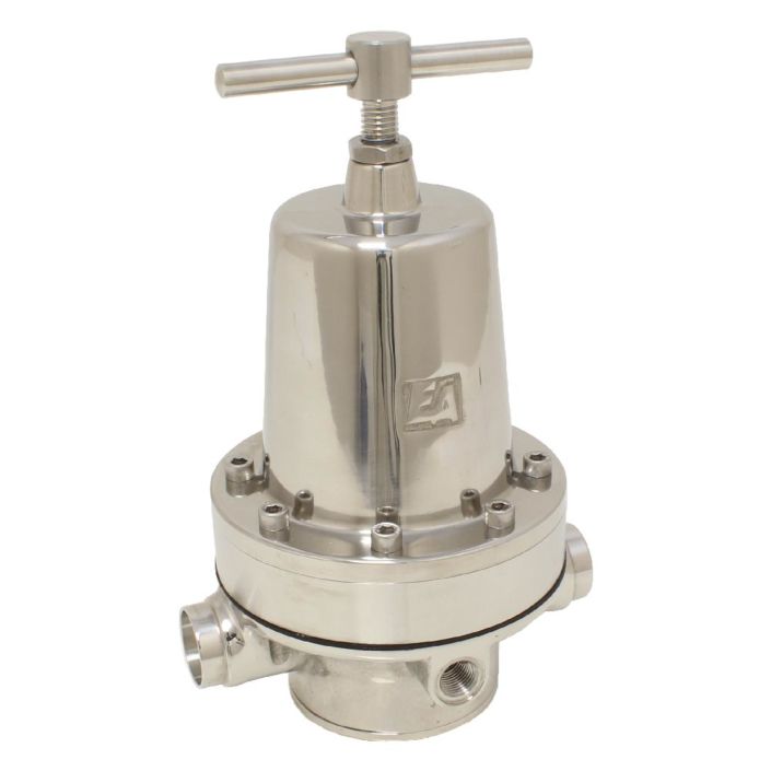 Pressure Reducer DN10, stainless steel / EPDM, Inlet pressure: max.25bar, outlet pressure: 2-10 b