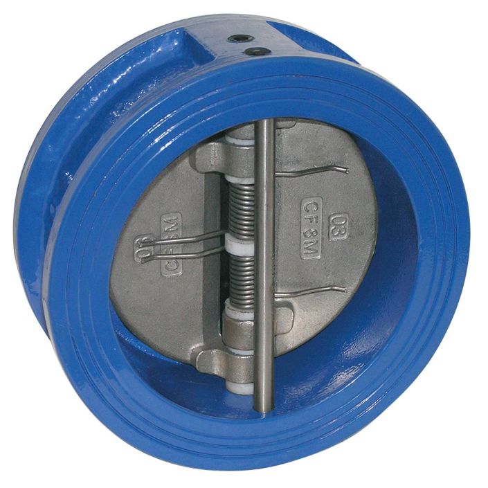 Double plate check valve, DN50, PN16, Cast iron-40 / EPDM / stainless steel