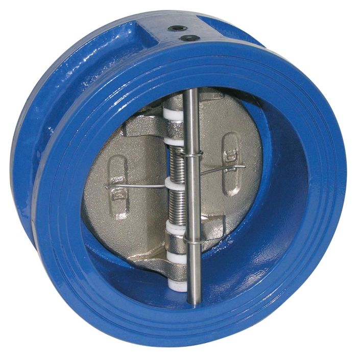 Double plate check valve, DN100, PN16, Cast iron-40 / EPDM / Cast iron-40-plated