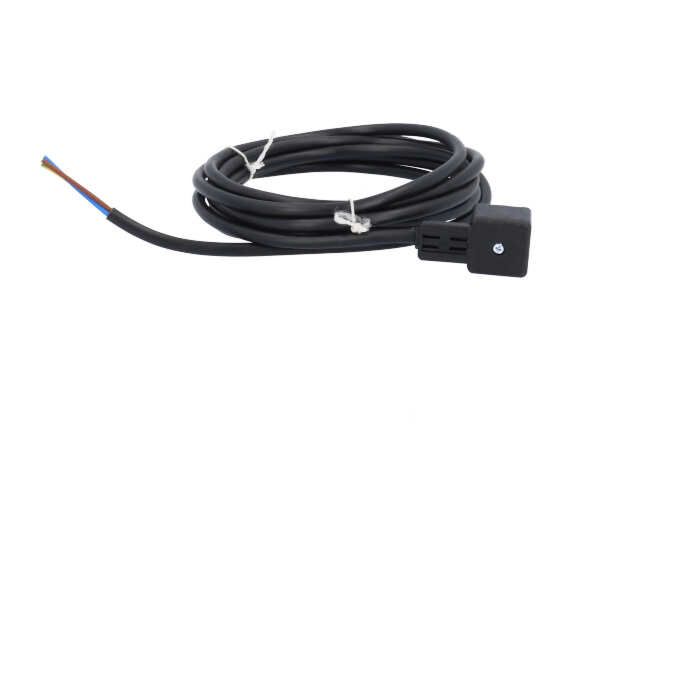 Gerätestecker, DIN-EN175301-803-A, 3m Kabel mit integrierter Dichtung und Befestigungsschraube