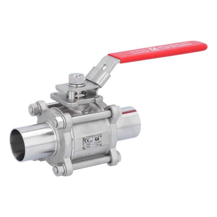 Ball valve-HO DN40, PN63, 1.4408 / PTFE PTFE, full bore, of voids, ISO5211