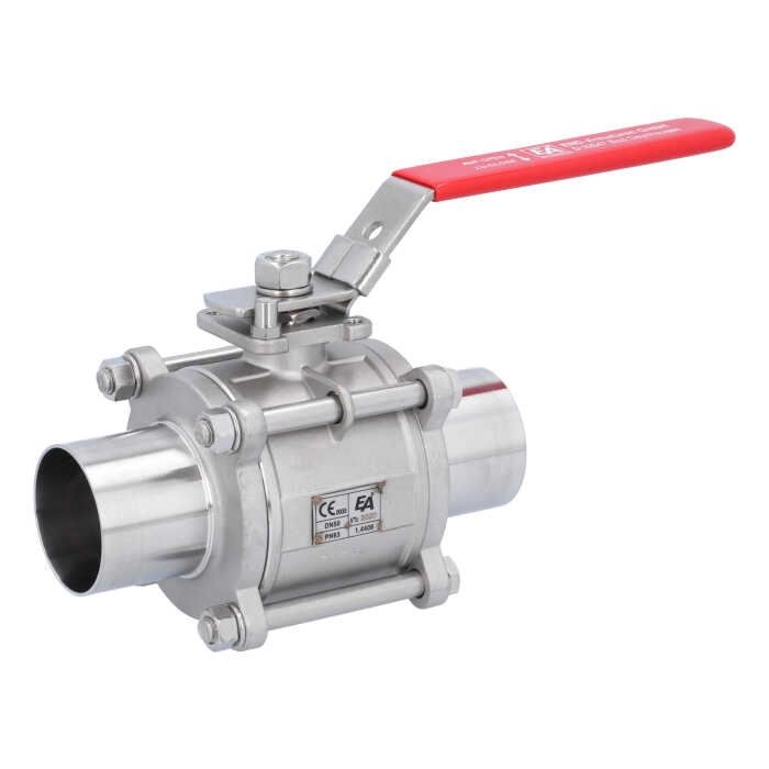 Ball valve-HO DN50, PN63, 1.4408 / PTFE PTFE, full bore, of voids, ISO5211