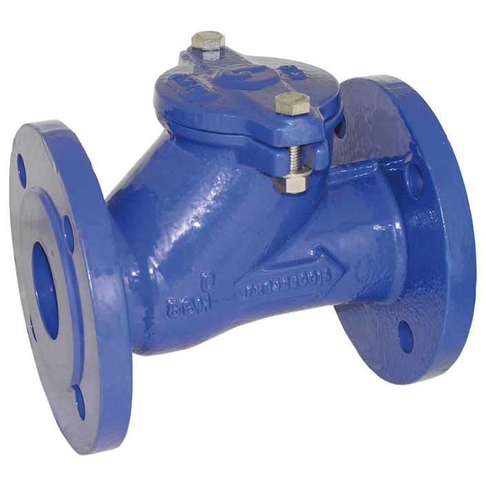 Ball check valve DN50 flange 0.2-10bar, Cast iron-40 / metal-NBR / NBR, length EN558-1 row