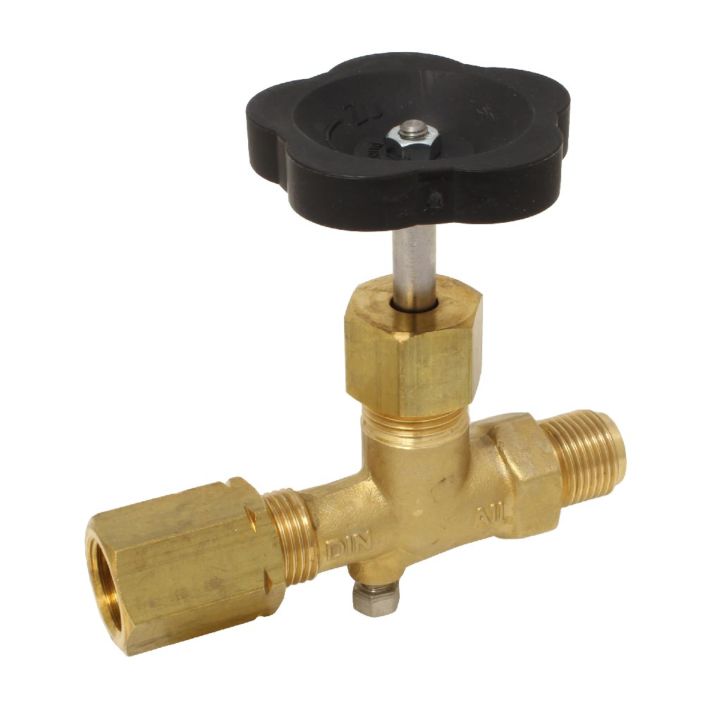 Pressure gauge shut-off valve, 1/2 