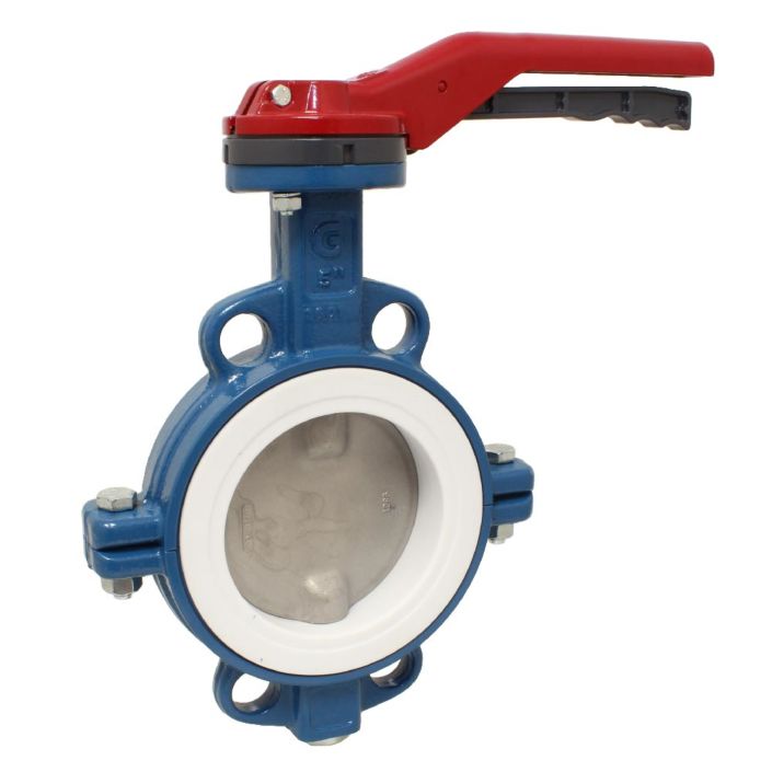 Butterfly valve DN100, PN16, length EN558-20, Cast ironG / PTFE / Stainless Steel