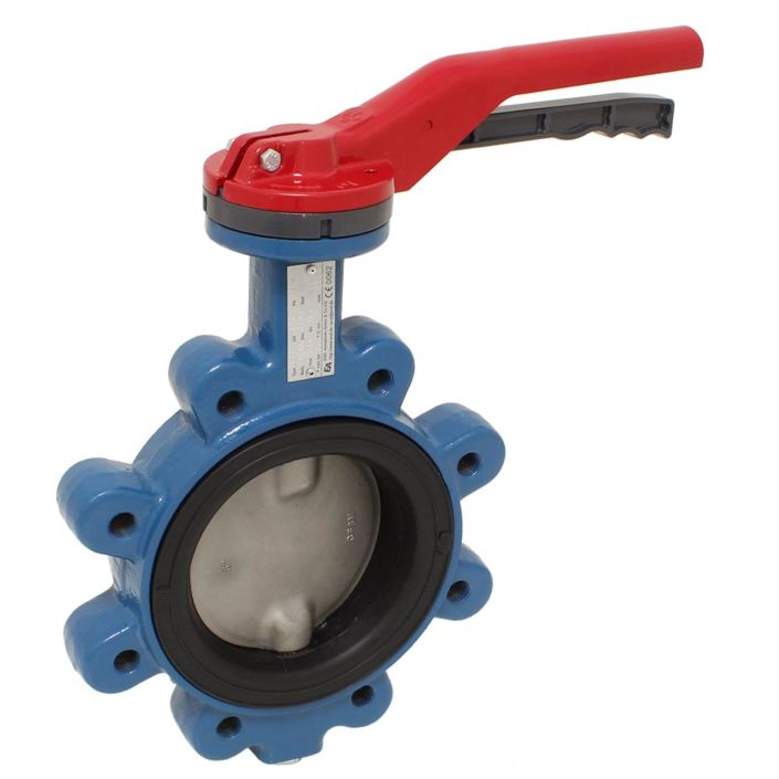 Butterfly valve LUG DN80, PN16, length EN558-20, Cast ironG / PTFE / Stainless Steel