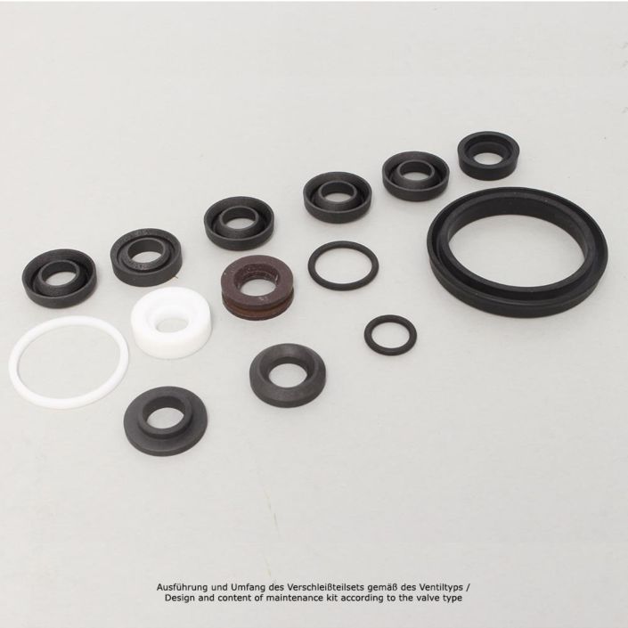 Sealing Kit, G11/2, PTFE, SK80-br., x=G(thread.) A(welded c.) L(food safe)