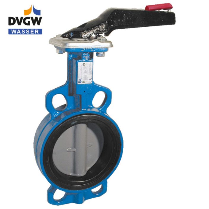 Butterfly valve DN250, PN10/16, acc. EN558-200, GGG-40/EPDM/st. st. 1.4408, ISO5211, F10, DVGW-W