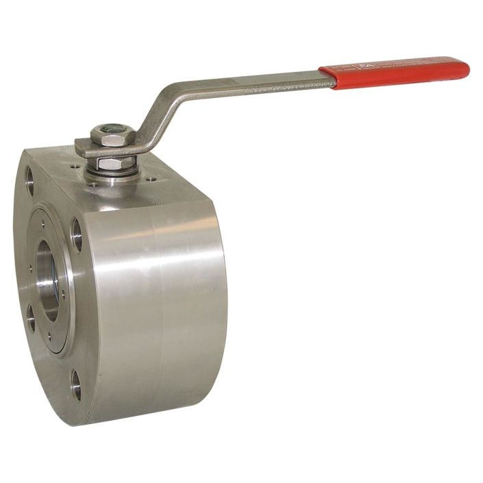 Compact ball valve DN15, PN64, Stainless steel 1.4408 / PTFE FKM / NBR
