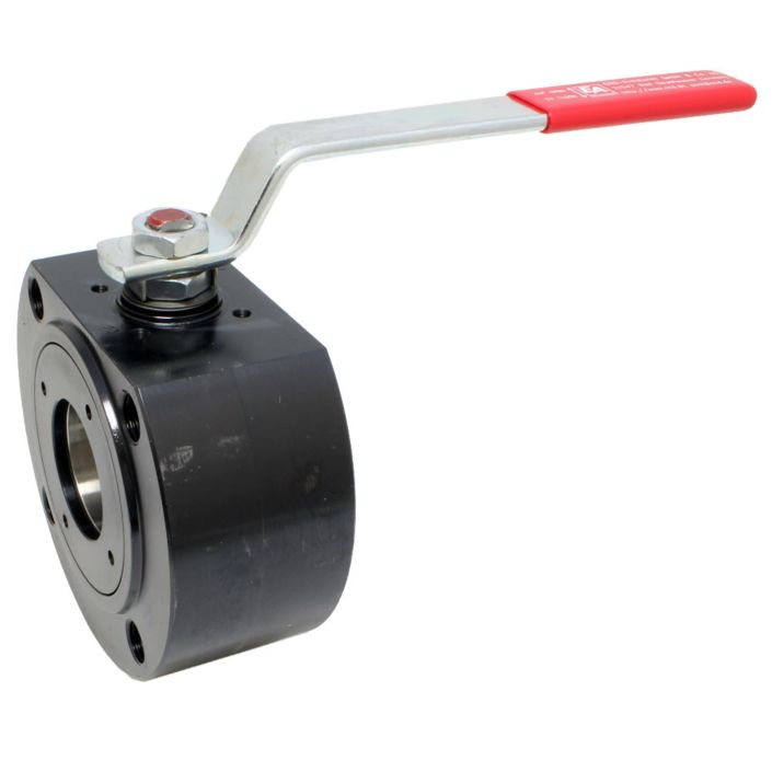 Compact ball valve DN15, PN16 / 40, Steel / PTFE + Carbo graphite FKM / stainless stee