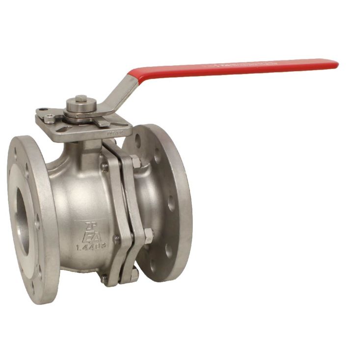 Ball valve DN15, PN16 / 40, full bore, Stainless steel 1.4408, PTFE FKM, ISO5211, EN558-2