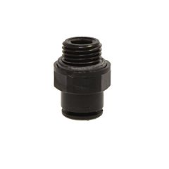Straight cylindrical D04-G1/8", automatic plug connection, plastic